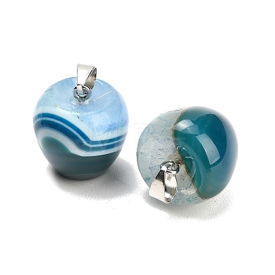 Teachers' Day Natural Agate Pendants GG-K002-14D-1
