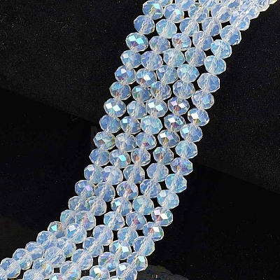 Electroplate Glass Beads Strands EGLA-A044-J3mm-L06-1