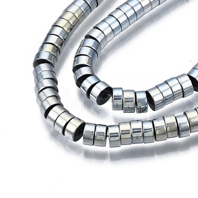 Electroplate Non-magnetic Synthetic Hematite Beads Strands G-T061-141B-1