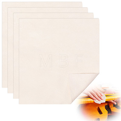 Suede Fabric Musical Instruments Cleaning Cloth AJEW-WH0596-687-1