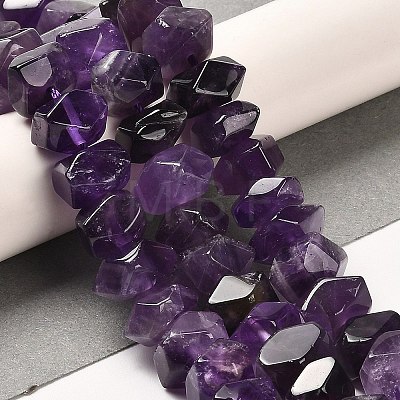 Natural Amethyst Beads Strands G-N327-05-18-1