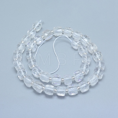 Natural Quartz Crystal Beads Strands G-L552D-15A-1