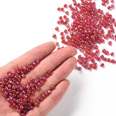 6/0 Round Glass Seed Beads SEED-US0003-4mm-165-1
