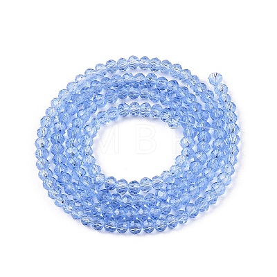 Glass Beads Strands EGLA-A044-T1mm-D14-1