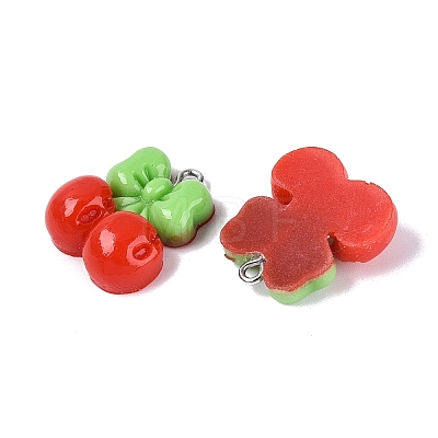 Opaque Resin Pendants RESI-Q232-04A-1