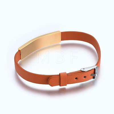 PU Leather Watch Bands WACH-F052-01GP-1