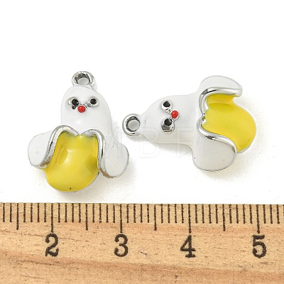 UV Plating Alloy Enamel Pendants FIND-M033-29P-1