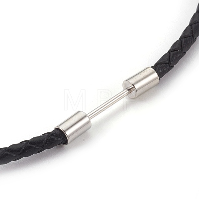 Leather Cord Necklace Making MAK-E666-05P-1