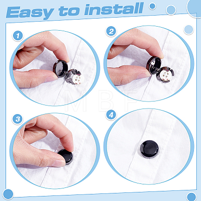 10Pcs Brass Cufflinks BUTT-ME0001-39-1