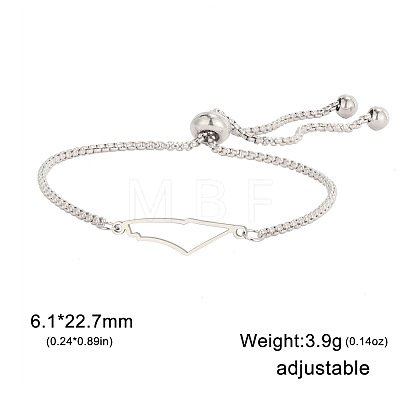 304 Stainless Steel Slider Bracelets FS-WG1ED05-04-1