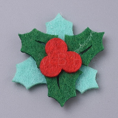 Mistletoe/Holly Leaf Shape Christmas Cupcake Cake Topper Decoration DIY-I032-22-1