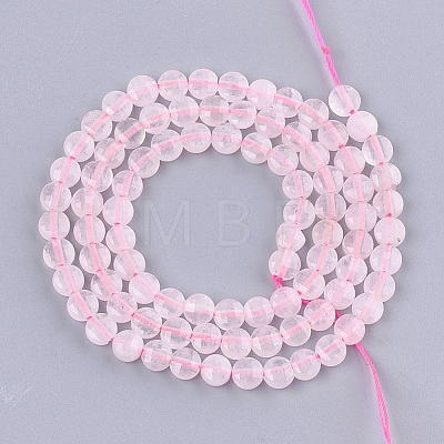Natural Rose Quartz Beads Strands G-S354-45-1