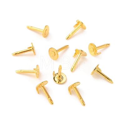 Brass Lapel Pin Backs Blank Pins KK-WH0054-29G-1