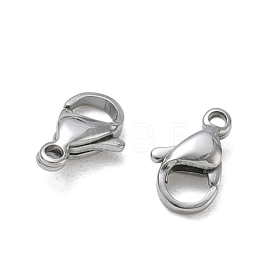 304 Stainless Steel Lobster Claw Clasps SA-CBAF1D5-25P-A-1