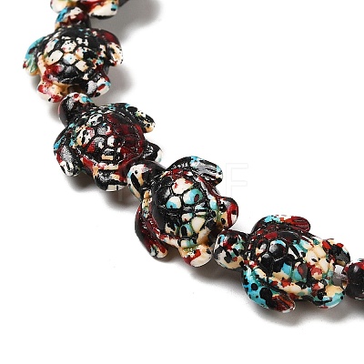 Synthetic Turquoise Dyed Beads Strands G-P507-05F-1