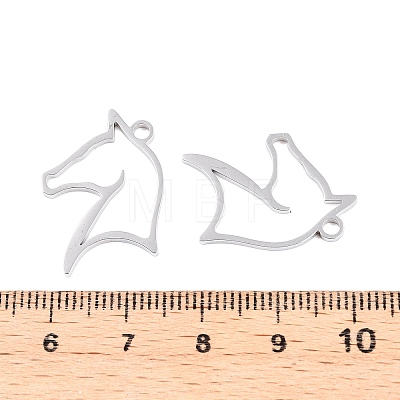 Non-Tarnish 201 Stainless Steel Pendants X-STAS-T063-167P-1