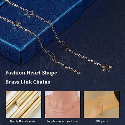 Handmade Brass Link Chains CHC-F010-01-G-A-1