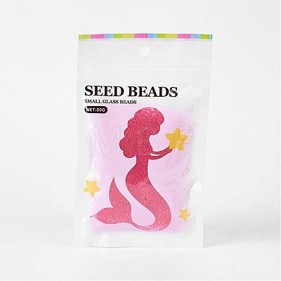 11/0 Grade A Transparent Glass Seed Beads X-SEED-N001-D-205-1