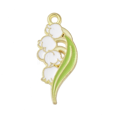 Alloy Enamel Pendants ENAM-P258-04E-G-1