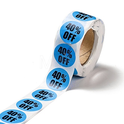 40% Off Discount Round Dot Roll Stickers DIY-D078-04-1