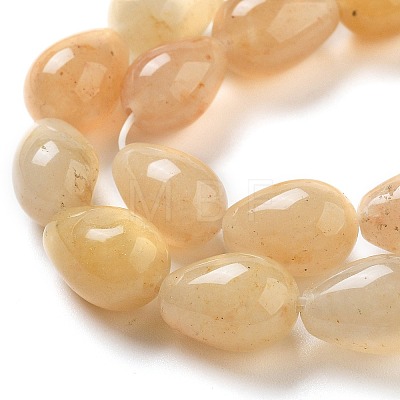 Natural Topez Jade Beads Strands G-B106-A27-02-1