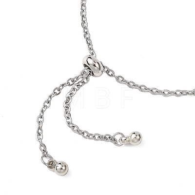 304 Stainless Steel Cable Chain Ball Link Chain Bracelet Making AJEW-JB01458-02-1
