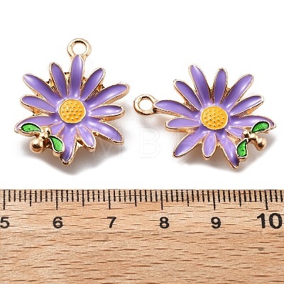 Alloy Enamel Pendants FIND-H016-01G-01-1