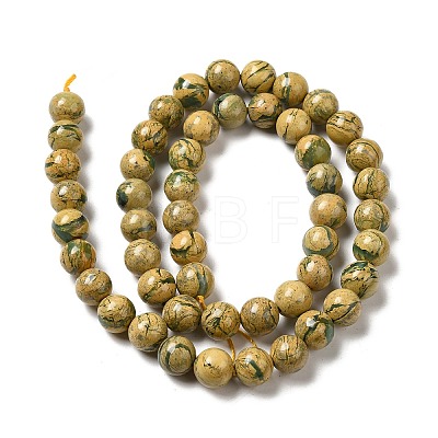 Natural Verdite Stone Beads Strands G-P515-A01-01-1