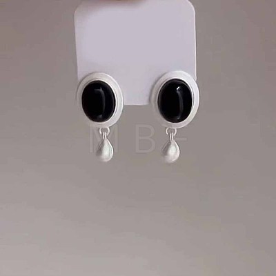 Chic Teardrop Alloy Stud Earrings for Women LK4889-5-1