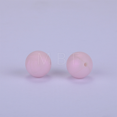 Round Silicone Focal Beads SI-JX0046A-120-1