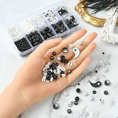 DIY Yin Yang Theme Jewelry Set Making Kit DIY-YW0004-67-1