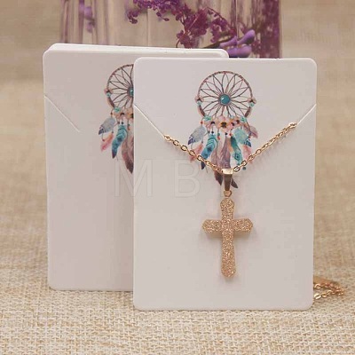 Cardboard Necklace Display Cards CDIS-F002-07B-1