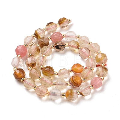 Tigerskin Glass Beads Strands G-I338-02-1