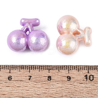 UV Plating Opaque Acrylic Beads OACR-N160-12-1
