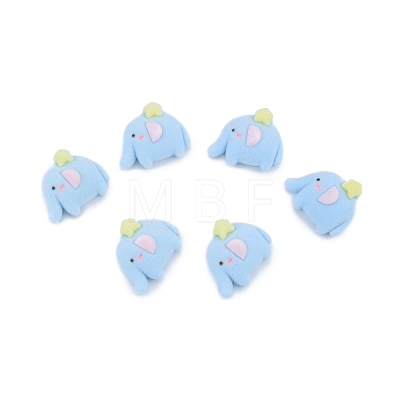 Opaque Resin Cabochons RESI-T053-02-1