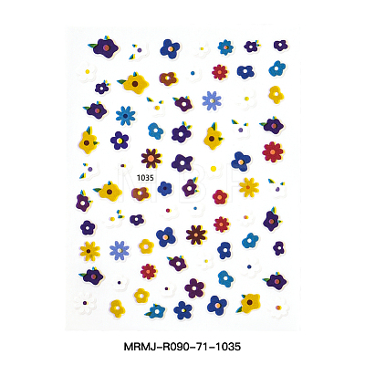 Nail Art Stickers Decals MRMJ-R090-71-1035-1