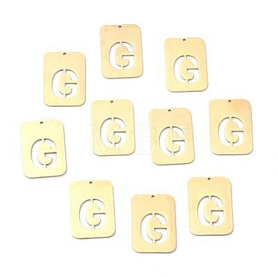 Ion Plating(IP) 304 Stainless Steel Pendants STAS-K216-49G-G-1