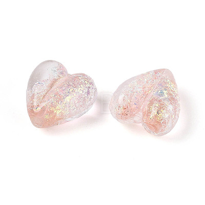 Handmade Foil Lampwork Beads Strands FOIL-T008-08D-1