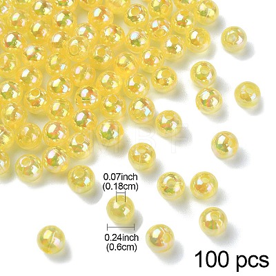 Transparent Acrylic Beads MACR-YW0002-90B-05-1