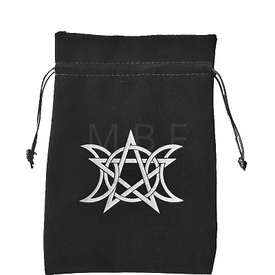 Velvet Tarot Cards Storage Bags ZODI-PW0002-01J-01-1