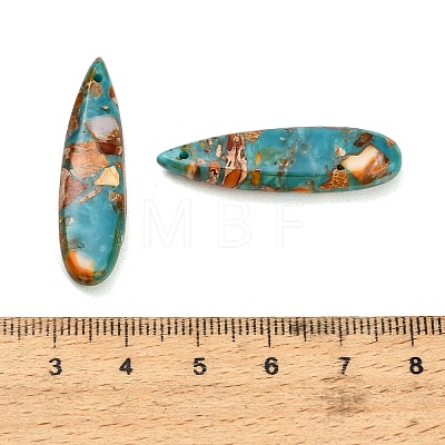 Dyed Synthetic Imperial Jasper Pendants GG-CBAA20A-08G-1