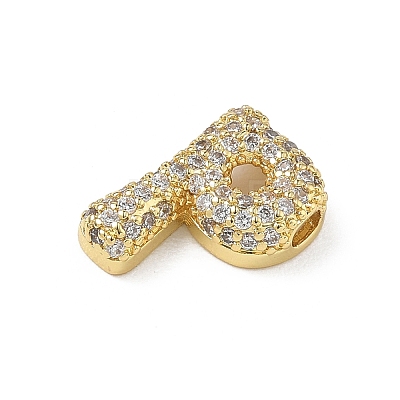 Brass Micro Pave Cubic Zirconia Pendants KK-A300-02G-P-1