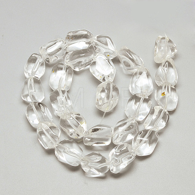 Natural Quartz Crystal Beads Strands G-R439-17C-1