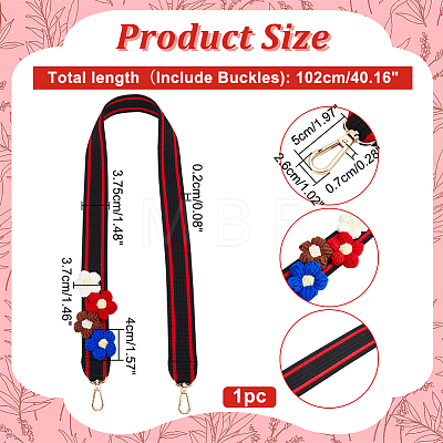 Polycotton Wide Bag Straps DIY-WH0304-697C-1