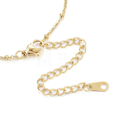 Vacuum Plating 304 Stainless Steel Necklaces X-NJEW-E080-14G-1