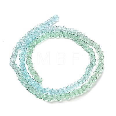 Transparent Painted Glass Beads Strands LS-DGLA-A034-T2mm-A16-1