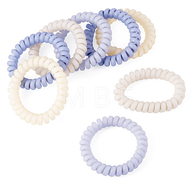 8Pcs 4 Colors Plastic Hair Accessories OHAR-TADJ0001-01-1