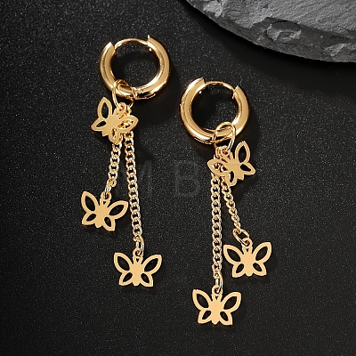 Elegant Butterfly Tassel Earrings for Women LT5826-1