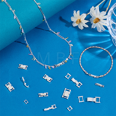 12Pcs 6 Styles Brass Watch Band Clasps KK-PH0015-10-1