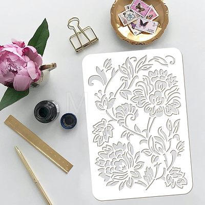 Large Plastic Reusable Drawing Painting Stencils Templates DIY-WH0202-513-1